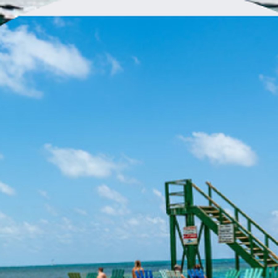 A sailing catamaran at the dock on Ambergris Caye, Belize